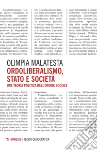 Ordoliberalismo, stato e società. Una teoria politica dell'ordine sociale libro