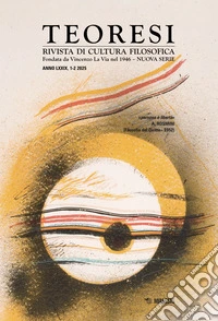 Teoresi. Rivista di cultura filosofica. Nuova serie (2025). Vol. 1-2 libro