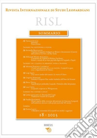 Rivista internazionale di studi leopardiani (2025). Vol. 18 libro