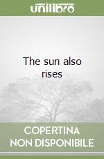 The sun also rises libro