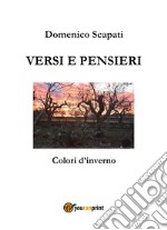 Versi e pensieri. Colori d'inverno libro