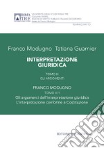 Interpretazione giuridica. Vol. 3/1: Gli argomenti libro