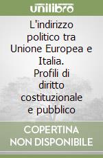 L'indirizzo politico tra Unione Europea e Italia. Profili di diritto costituzionale e pubblico libro