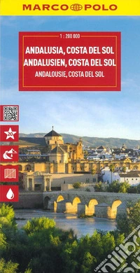 Andalusia, Costa del Sole, Siviglia, Cordoba 1:200.000 libro