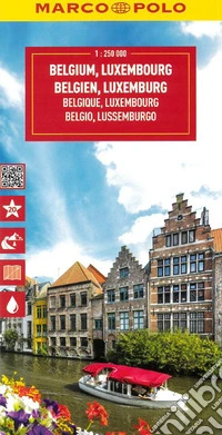 Belgio e Lussemburgo 1:250.000. Ediz. multilingue