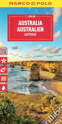 Australia 1:4.000.000. Ediz. multilingue libro