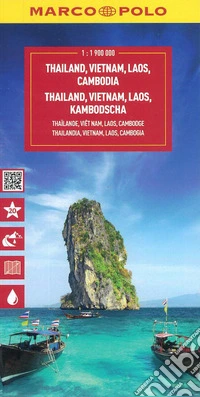 Thailandia, Vietnam, Laos, Cambogia 1:1.900.000. Ediz. multilingue