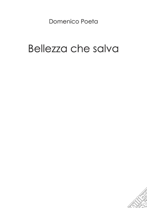 Bellezza che salva