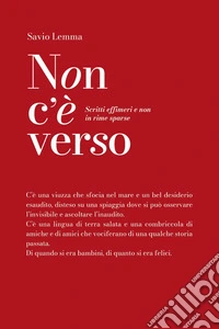 Non c'è verso libro