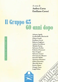 Il gruppo 63. 60 anni dopo libro
