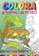 Colora gli animali del mondo. Ediz. illustrata libro