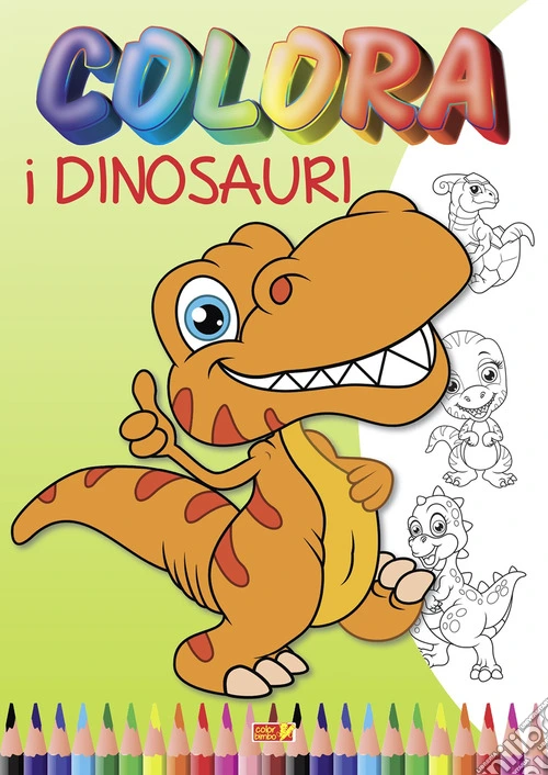 Colora i dinosauri. Ediz. illustrata