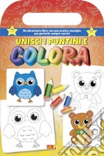 Unisci i puntini e colora. Libro da colorare con maniglia. Ediz. illustrata libro