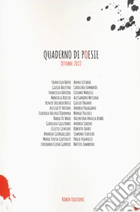 Quaderno di poesie. Ottobre 2022 libro