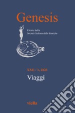 Genesis. Rivista della Società italiana delle storiche (2023). Vol. 1: Viaggi libro