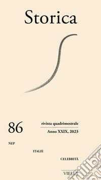 Storica (2023). Vol. 86 libro