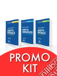 Kit 3 compendi superiori (penale parte generale + parte speciale+ amministrativo) 2020/2021. Nuova ediz. libro