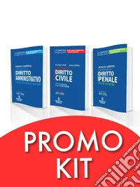 Kit 3 compendi superiori: Compendio superiore di civile+ Compendio superiore di amministrativo + Compendio superiore di penale. Parte generale. Nuova ediz. libro