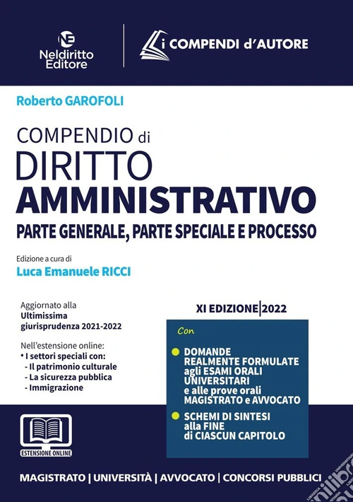 Compendio di diritto amministrativo