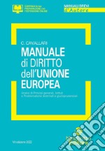 Manuale di diritto dell'Unione Europea. Analisi di principi generali, Istituti e problematiche dottrinali e giurisprudenziali. Con espansione online libro