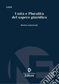 Unità e pluralità del sapere giuridico libro