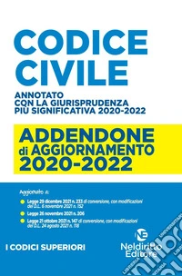 Maxi addenda di aggiornamento. Codice civile 2020-2022 libro