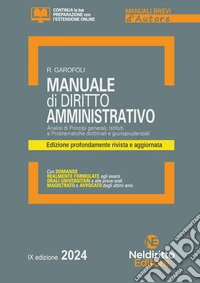 Manuale breve di diritto amministrativo 2024 libro