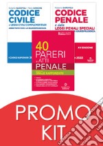 Kit esame avvocato speciale praticante 2022/2023: Codice civile-Codice penale-40 pareri di diritto penale libro