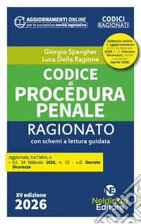 Codice di procedura penale ragionato 2026 aggiornato al Decreto Sicurezza libro