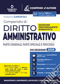 Compendio di diritto amministrativo 2026. Nuova ediz. libro