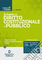 Schemi di diritto costituzionale e pubblico libro