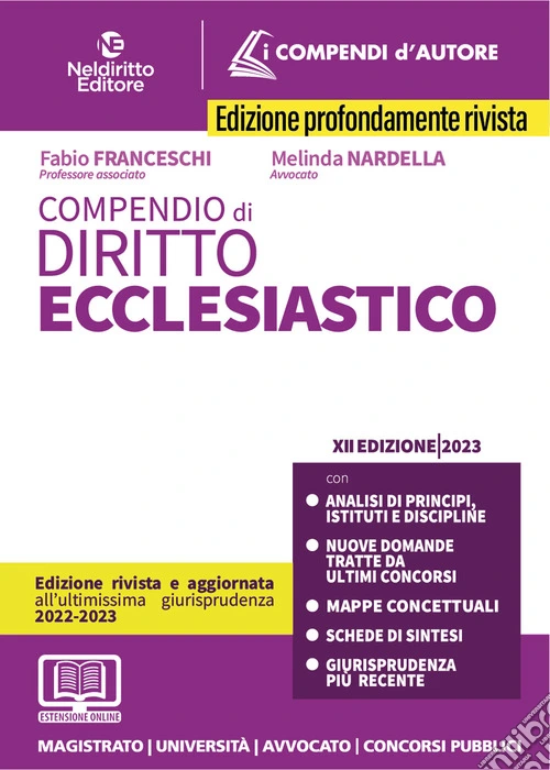 Compendio di diritto ecclesiastico. Con espansione online
