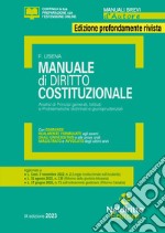 Manuale di diritto costituzionale libro