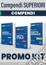 Kit Compendio superiore di diritto amministrativo-Compendio di diritto civile-Compendio di diritto penale. Parte generale libro