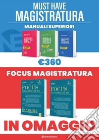 Must have magistratura: Kit 3 Manuali superiori + 2 Focus libro