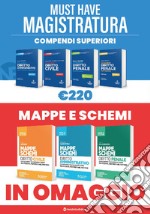 Must have magistratura: Kit 4 compendi superiori + 3 Mappe e schemi libro