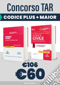 Kit TAR 2023: Codice civile plus-Codice civile con leggi complementari e codice di procedura civile libro