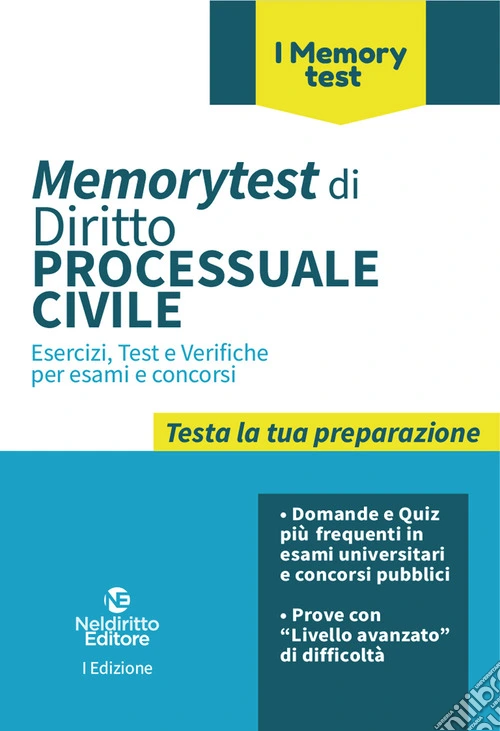 Memorytest di diritto processuale civile