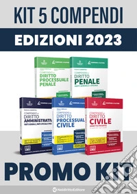 Kit 5 Compendi d'autore: Civile-Penale-Procedura Civile-Procedura Penale-Amministrativo libro