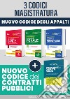 Concorso Magistratura 2023. Kit 3 codici: Codice Civile-Codice Penale-Codice Amministrativo-Il nuovo codice dei contratti pubblici e allegati. D.Lgs. 31 Marzo 2023, N. 36 libro