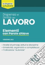 Dispensa di diritto del lavoro. Elementi con parole chiave libro