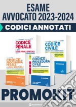 Kit Codici Esame Avvocato 2023: Codice civile-Codice penale e delle leggi penali speciali-Codice di procedura civile-Codice di procedura penale e leggi speciali. Annotati con la giurisprudenza libro