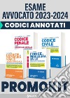 Kit Codici Esame Avvocato 2023: Codice civile-Codice penale e delle leggi penali speciali-Codice di procedura civile-Codice di procedura penale e leggi speciali. Annotati con la giurisprudenza libro