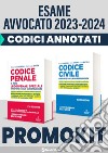 Kit codici esame avvocato 2023: Codice civile-Codice penale annotati con la giurisprudenza libro