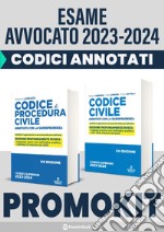 Kit esame avvocato 2023-2024: Codice civile e leggi complementari. Annotato con la giurisprudenza-Codice di procedura civile. Annotato con la giurisprudenza libro