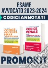 Kit esame avvocato 2023-2024: Codice penale e delle leggi penali speciali. Annotato con la giurisprudenza-Codice di procedura penale e leggi speciali. Annotato con la giurisprudenza libro