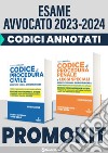 Kit Codici Esame Avvocato 2023: Codice procedura civile annotato con la giurisprudenza-Codice procedura penale libro