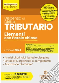 Dispensa di diritto tributario. Elementi con parole chiave