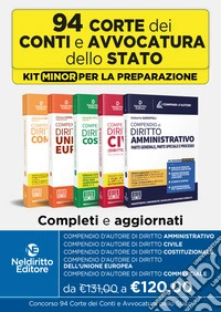 94 Corte dei Conti kit Maior: Compendio Superiore di Diritto Commerciale-Compendio Superiore di Diritto Civile-Compendio Superiore di Diritto Amministrativo (2024) libro