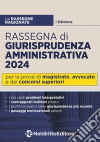 Rassegna di giurisprudenza amministrativa 2024 libro